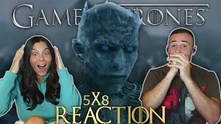 Game of Thrones 5x8 REACTION and REVIEW | FIRST TIME Watching!! | 'Hardhome'