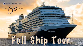 Holland America Line Rotterdam Full Cruise Ship Tour - All Public Areas Walkthrough, Deck by Deck