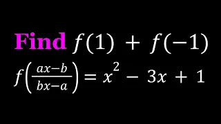 Let's Solve A Nice Functional Equation