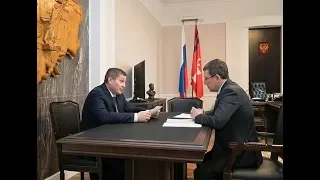 Андрей Бочаров провел рабочую встречу с Владимиром Гурбой