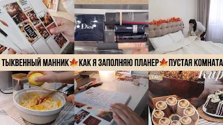 Тыквенный манник / Как я заполняю планер / Дела пятиминтуки / Новая косметика / ПУСТАЯ КОМНАТА