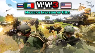 Mexican Invasion of USA | Mexico vs US | ArmA 3 World War 3 Machinima