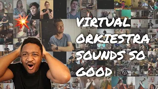 Orkiestra online  "Co mi Panie dasz" (arr. Adam Sztaba) REACTION