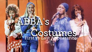 ABBA's Costumes (First vs. Last Appearance)