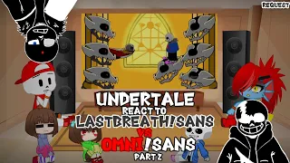 Undertale React to LastBreath!Sans Vs Omni!Sans //Part2//Request