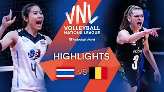 🇹🇭 THA vs. 🇧🇪 BEL - Highlights Week 1 | Women's VNL 2022