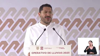 Operativo de lluvias 2023.