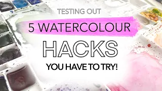 Watercolour Hacks You Have To Try!