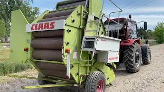 Claas Rollant 62 körbálázó bemutató