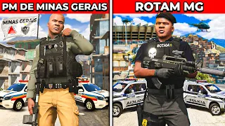 comandando a polícia de MINAS GERAIS no GTA 5!
