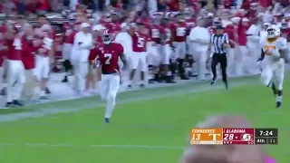 Tennessee loses there hope of upsetting Alabama from a 100 yard fumble return
