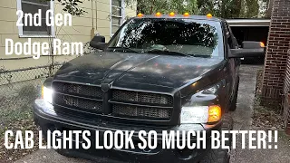 Installing Cab Lights On My 00’ Dodge Ram 2500 Cummins Turbo Diesel