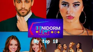 Benidorm fest top 18 (Tamacoyo xd).