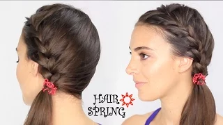 Hair-Spring Haar Tutorial - Seitlicher französischer Zopf