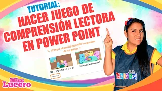 Turorial: Hacer Juego de Comprension Lectora en Power Point | Miss Lucero