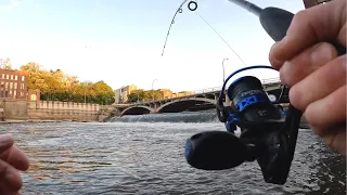 I Hooked Something Huge at the Spillway! (Spillway Fishing for Flatheads and Wipers)