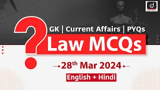 Law MCQs | 28th March | Drishti Judiciary
