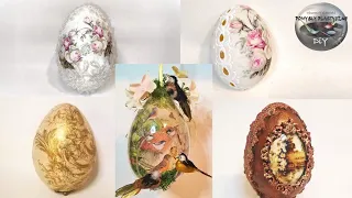 ​How to make decoupage Easter eggs - DiY Art Ideas