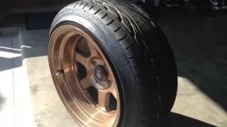 195/45 stretched tires 15x9