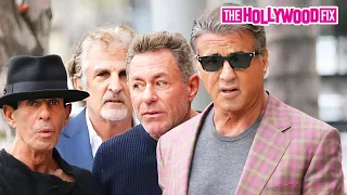 Sylvester Stallone Is Looking Good While Hanging Out With Some Of His Best Friends In Beverly Hills