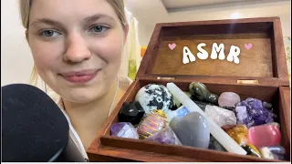 ASMR Crystal Collection (dusting & tapping my crystals)
