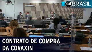 CGU não detecta irregularidades no preço e prazo do acordo da Covaxin | SBT Brasil (29/07/21)