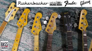 Vintage Bass: Fender vs MusicMan vs Rickenbacker vs Gibson. Which One's Best??