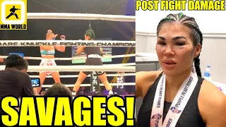 MMA Community Reacts to the Highly Entertaining Fight between Paige VanZant vs Rachael Ostovich,TJ