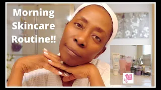 MY MORNING SKINCARE ROUTINE| USING ALL LANCOME PRODUCTS