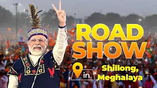 PM Shri Narendra Modi holds roadshow in Shillong, Meghalaya | #pmmodi #bjp #bjplive