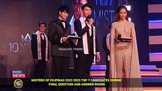 INTELLIGENCE ROUND | Misters of Filipinas 2023 Top 7 Finalists during Final Question