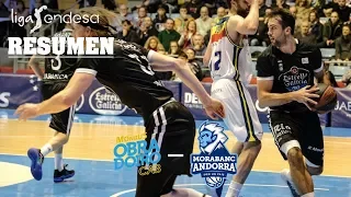 Monbus Obradoiro - MoraBanc Andorra (69-68) RESUMEN // Jornada 15 Liga Endesa