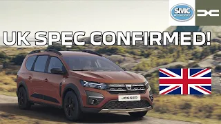 UK Price & Specification Announced | Dacia Jogger | 4K