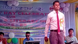 Malemda leiriba// 1singer ||class 12 song video || teachers day 2022 || Azad .H.S.SCHOOL YAIRIPOK ||