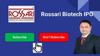 Should we subscribe to Rossari Biotech IPO?