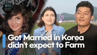 When a popular girl met Korean boyfriend, never thought he would ask her to farm... | couple Vlog