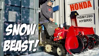 Honda Snow Blower! HSM1390i HYBRID