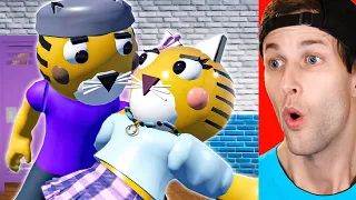 REACTING TO TIGRY LOVE STORY! (Roblox Piggy Animations)