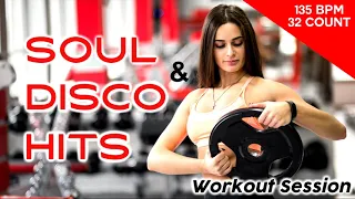 The  Soul and Disco Nonstop Hits (Mixed Compilation for Fitness & Workout - 135 BPM / 32 Count )