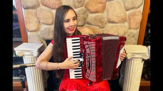 HOHN1305RED - Red Hohner Hohnica 1305-RED Piano Accordion LMM 34 72 $799