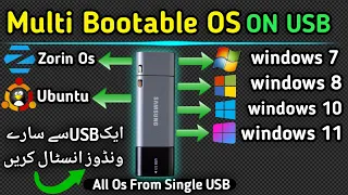 Create Multi Bootable USB from ISO |How To Create Multi Bootable Pendrive win7,8,10,11,multiboot usb