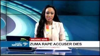 President Zuma rape accuser Khwezi dies