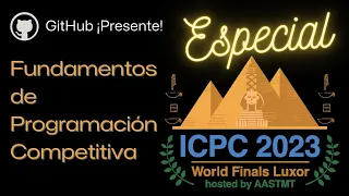 Event in Spanish: GitHub Presente Especial Programacion Competitiva