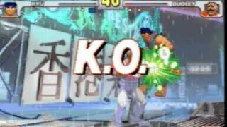2-5-12 1P (A) vs 2P (T) Street Fighter III 3rd Strike PS2 (Anniversary Collection)