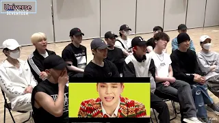 Seventeen Reaction to BTS 'Idol' Offical MV (fanmade)