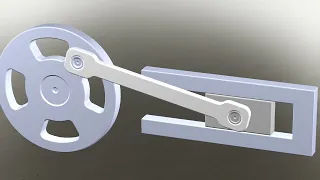 Slider Crank Mechanism | Slider-crank linkage | Circular motion to reciprocating motion