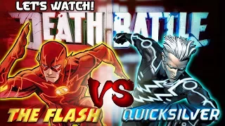 Flash VS Quicksilver | DEATH BATTLE REACTION (W/ The Flash & Sub-Zero) | MARVEL VS DC VS MKX PARODY!