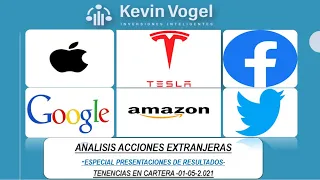 Video analisis semanal acciones extranjeras.- Especial- Apple/Tesla/Facebook/Google/Amazon/Twitter.-