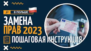 Замена прав в Польше 2023. Полная пошаговая инструкция. Сроки и цены.