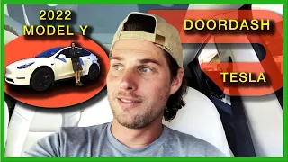 DoorDashing Paid for my Tesla Y (Review of Tesla Model Y 2022)